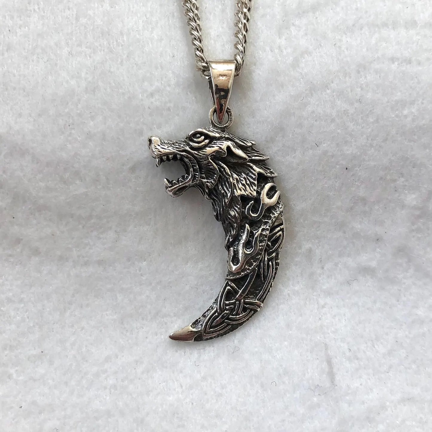 Fenrir Fang Viking Wolf Pendant/Necklace