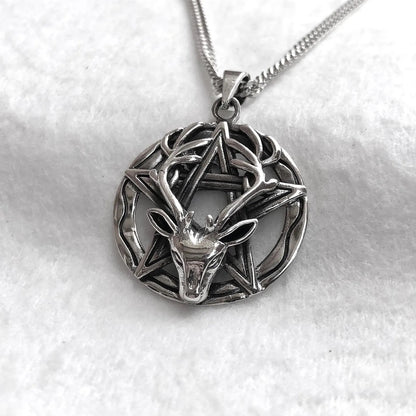 Eikthyrnir Viking Deer God Pendant/Necklace