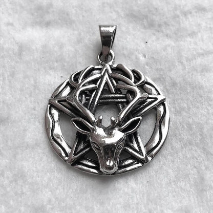 Eikthyrnir Viking Deer God Pendant/Necklace
