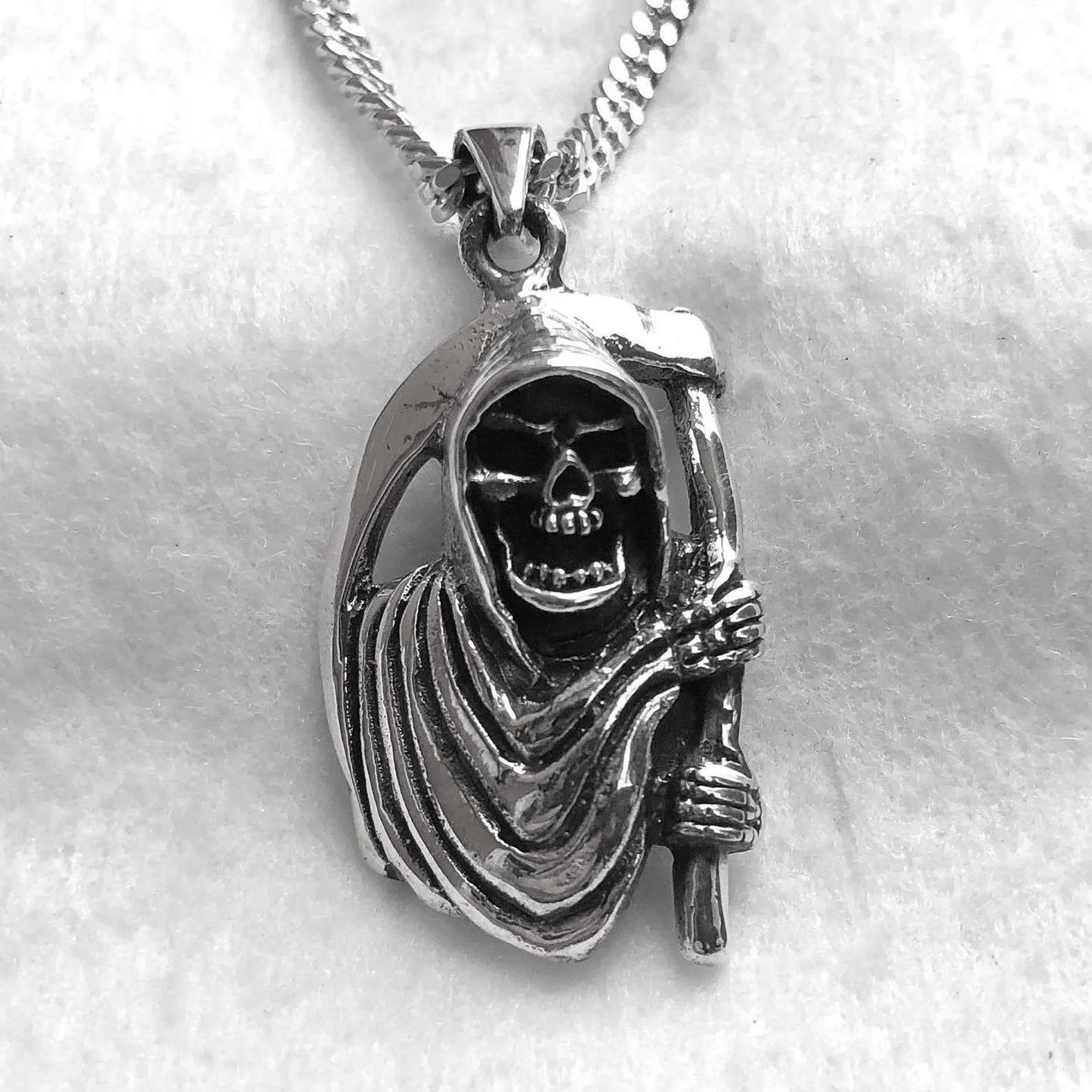 Grim Reaper Skull Pendant/Necklace