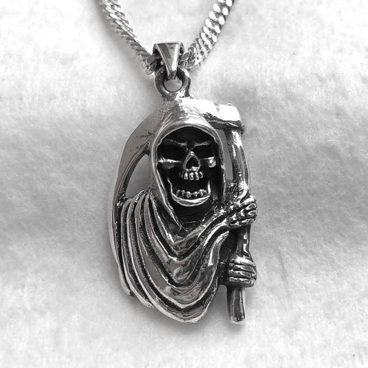 Grim Reaper Skull Pendant/Necklace