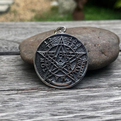 Tetragrammaton Pentagram YHVH Hebrew Pendant/Necklace