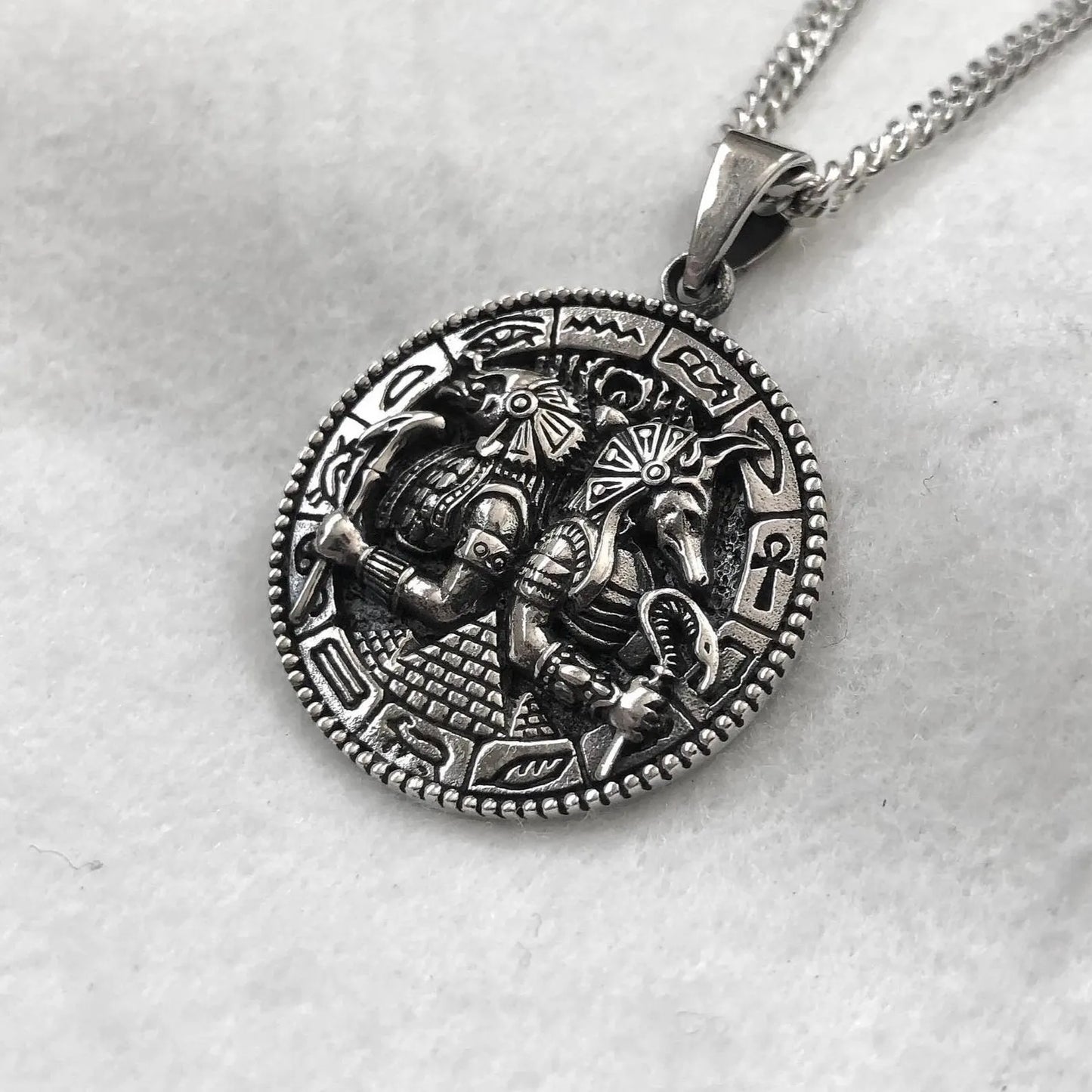 Anubis Horus Egyptian God Deities Pendant/Necklace