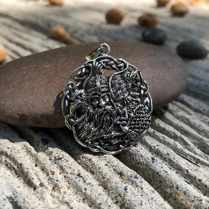 Odin's Raven Viking Pendant/Necklace