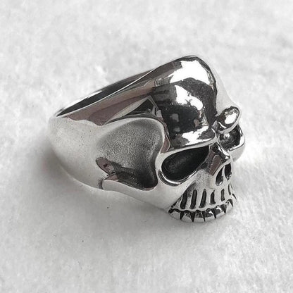 Heavy Skull Gothic Skeleton Ring