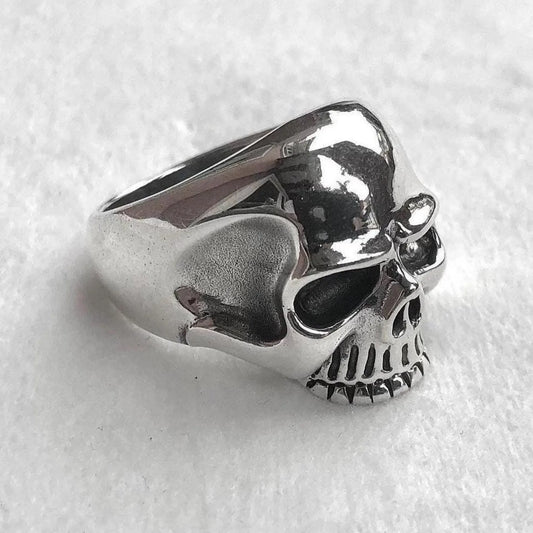 Heavy Skull Gothic Skeleton Ring