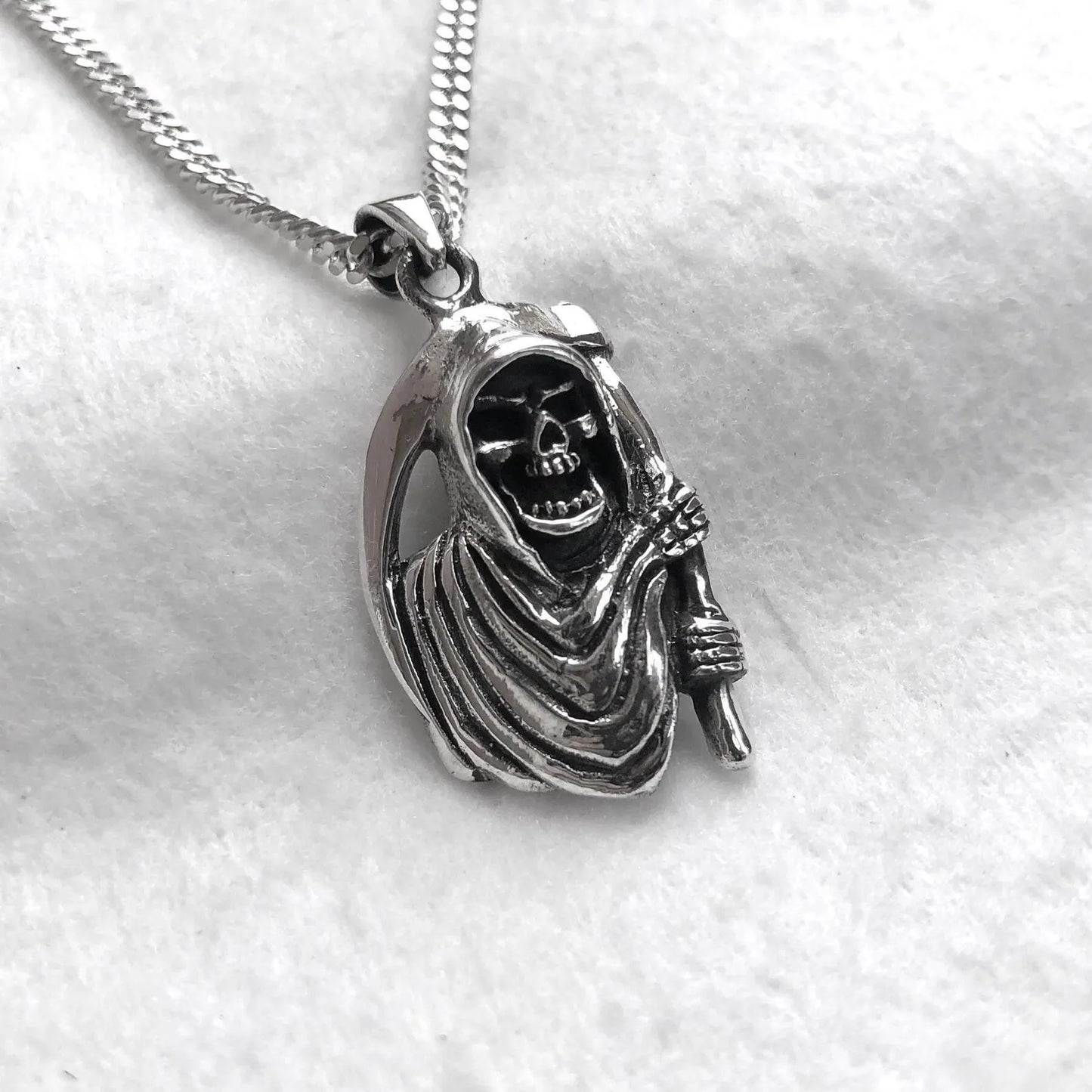 Grim Reaper Skull Pendant/Necklace