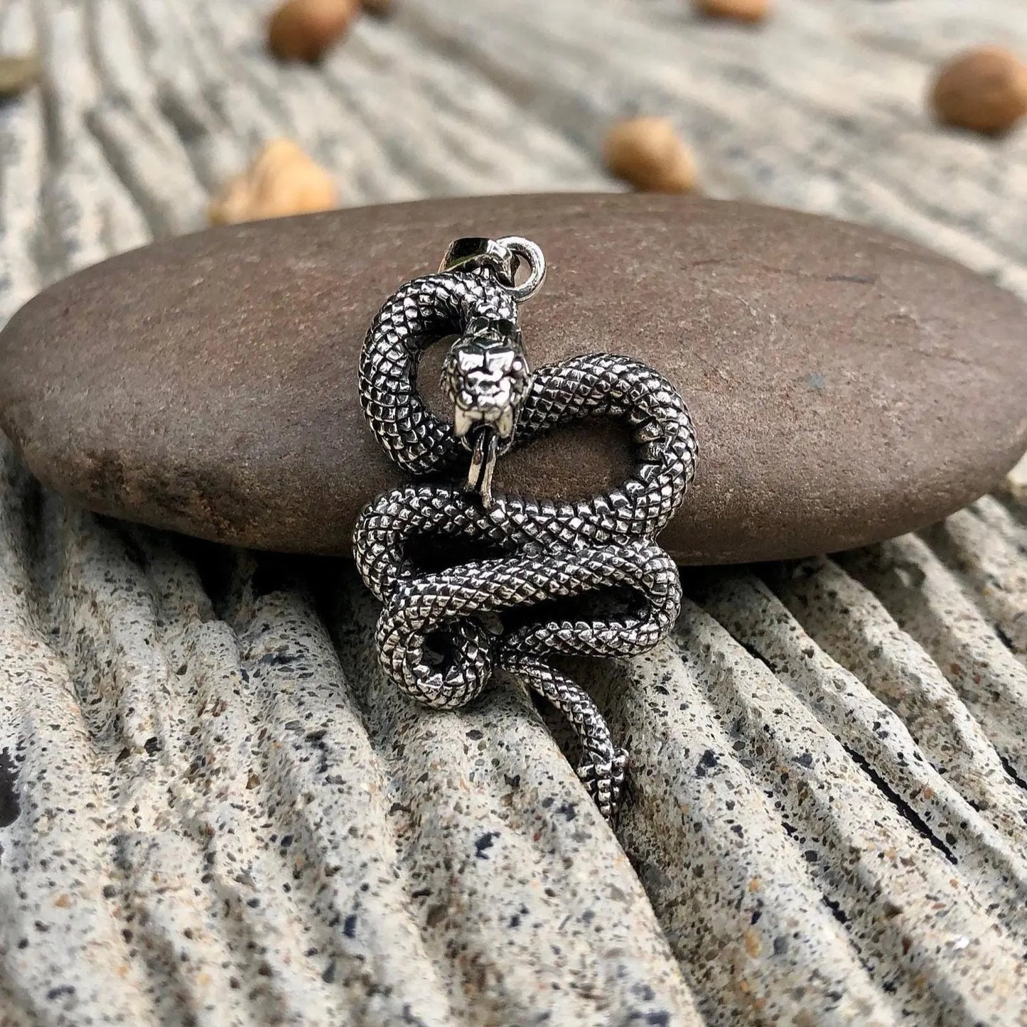 Snake Jormungandr Serpent Ouroboros Pendant/Necklace