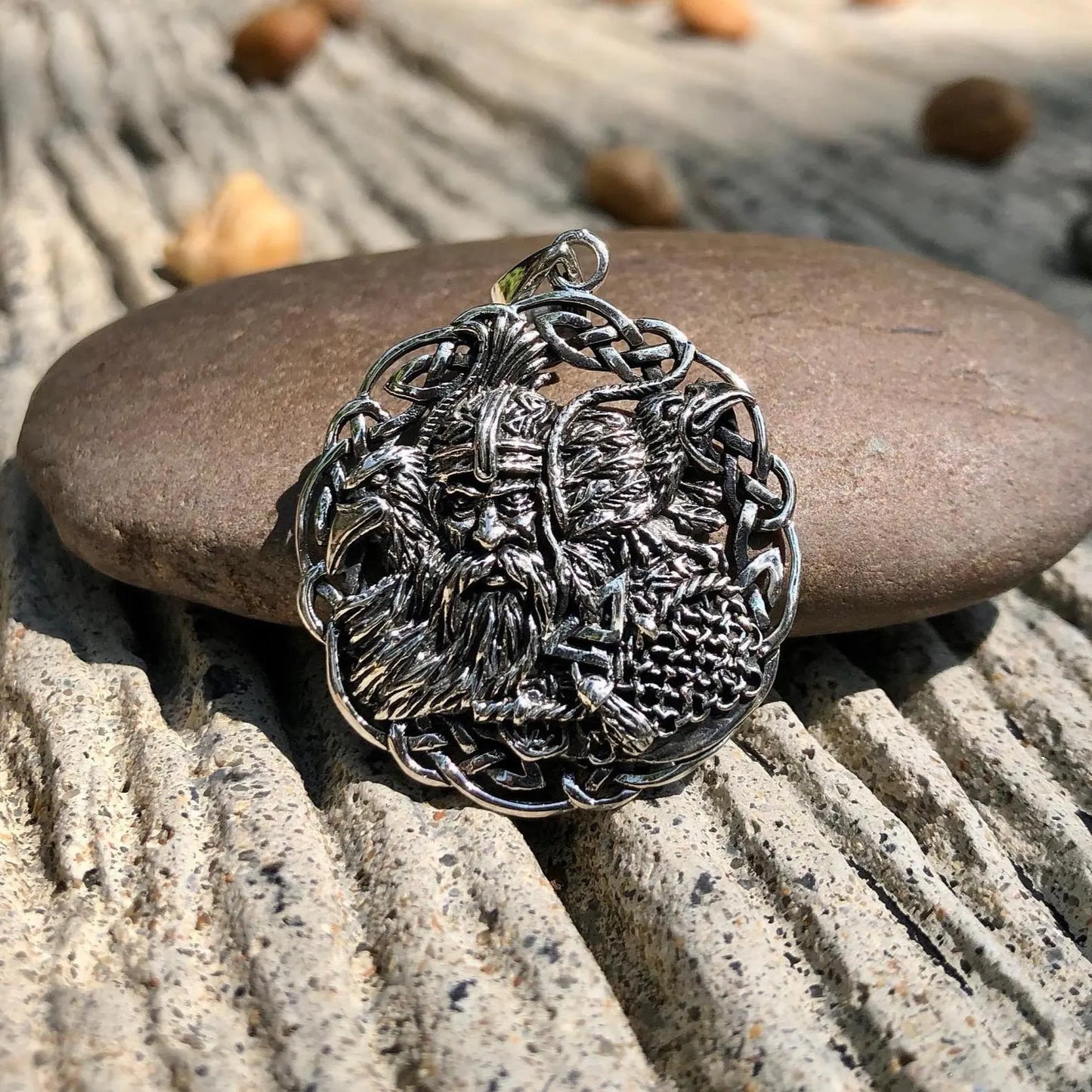 Odin's Raven Viking Pendant/Necklace