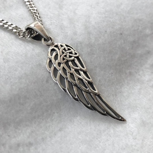 Angel Wing Feather Pendant/Necklace