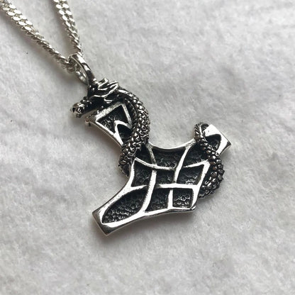 Thor's Hammer Viking Mjolnir Pendant/Necklace