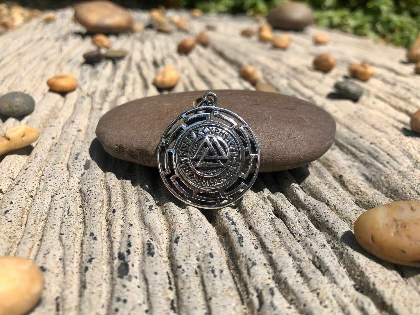 Viking Valknut Triangles Pendant/Necklace