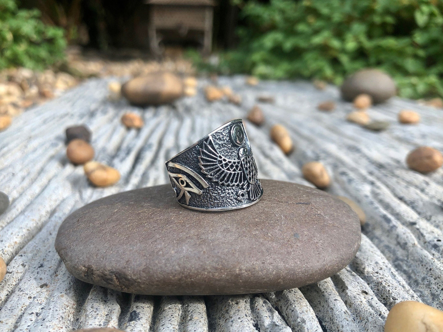 Ra King of Deities Egyptian Sun God Falcon Ra Talisman Ring