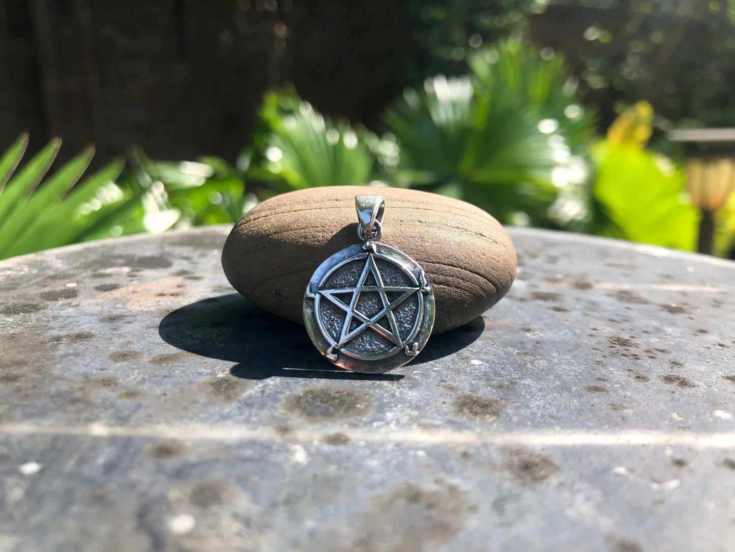 Tiny Pentagram Wiccan Pendant/Necklace