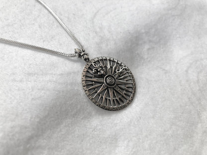 Fleur De Lis Compass Pendant/Necklace