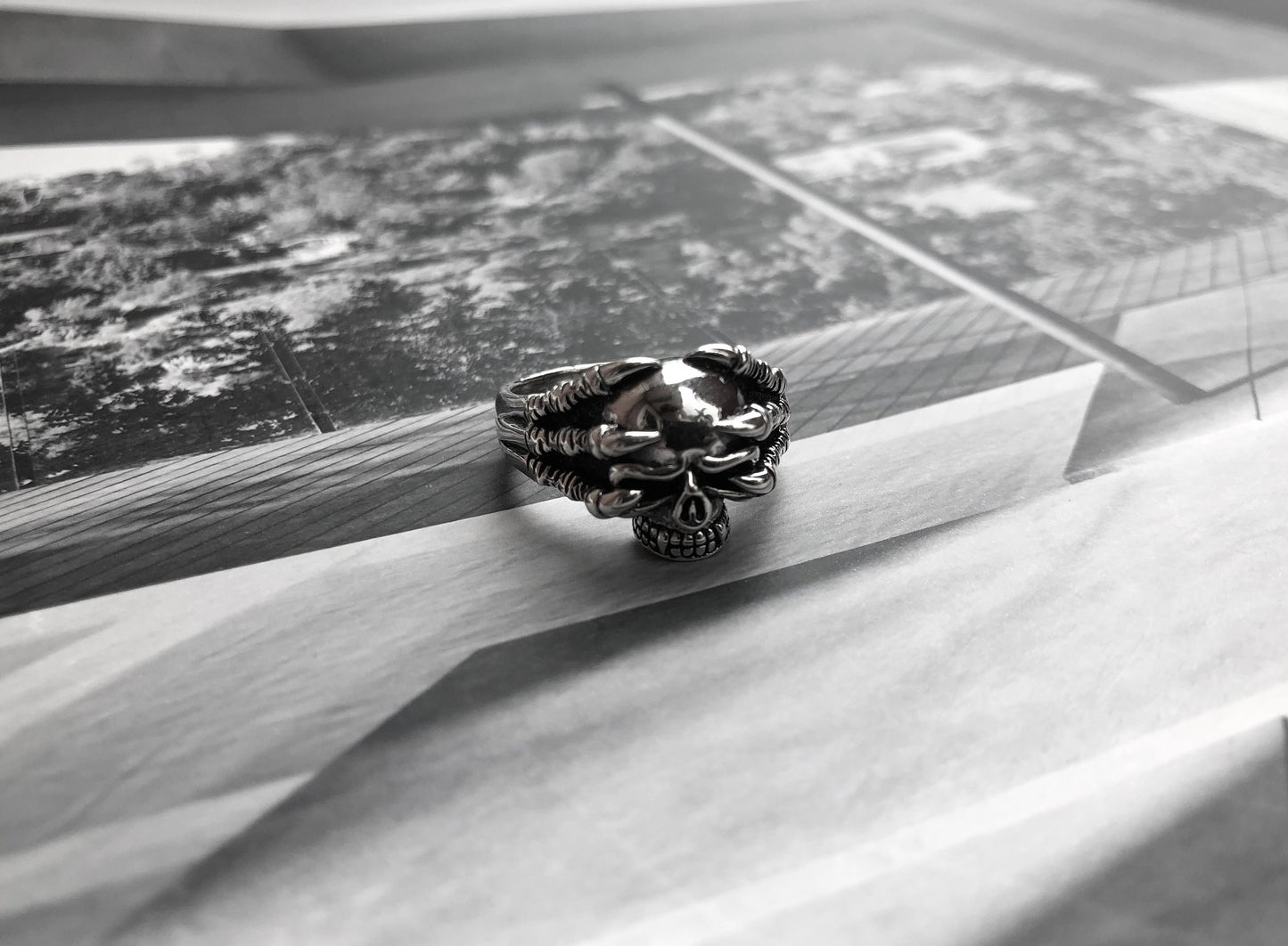 Biker Skull Ring