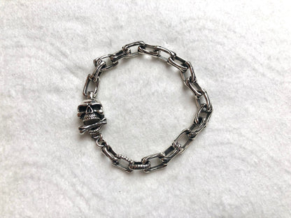 Skull Skeleton Bones Chain Bracelet