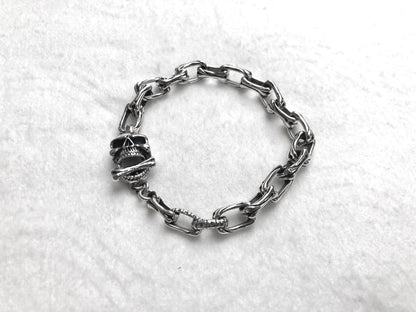 Skull Skeleton Bones Chain Bracelet