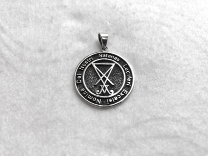 Lucifer Sigil Wiccan Satanic Seal of Satan Pendant/Necklace