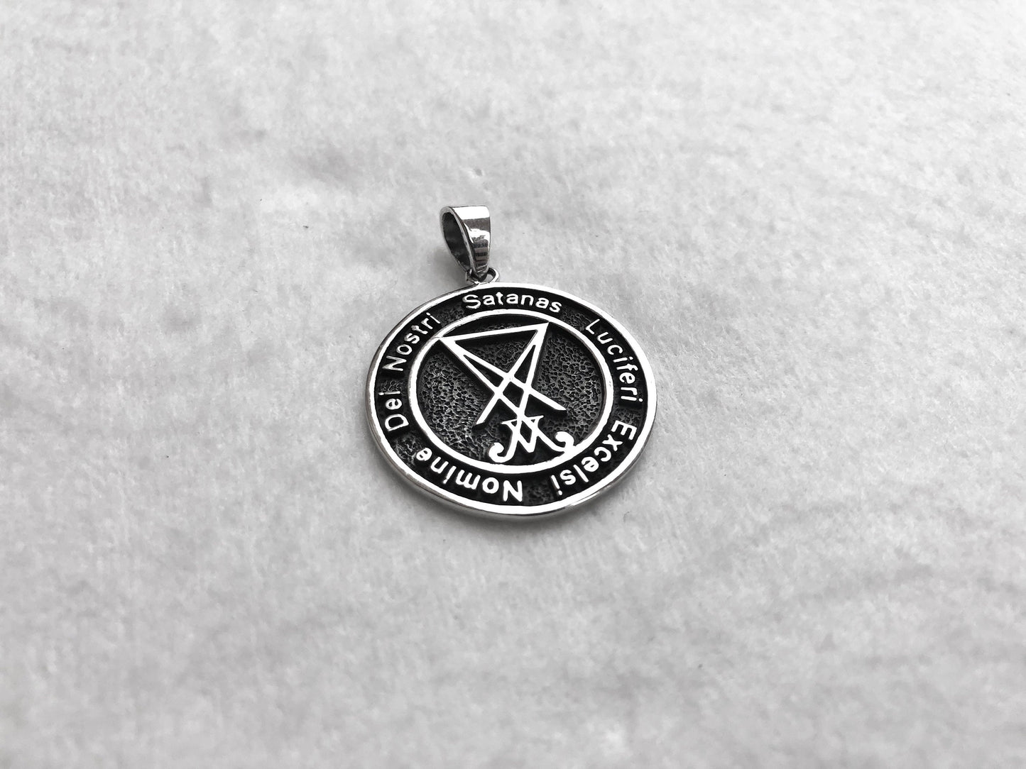 Lucifer Sigil Wiccan Satanic Seal of Satan Pendant/Necklace