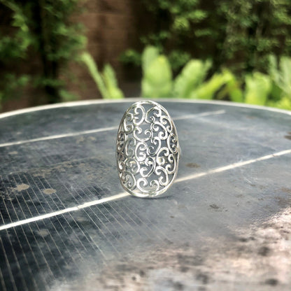 Bali Floral Design Ring
