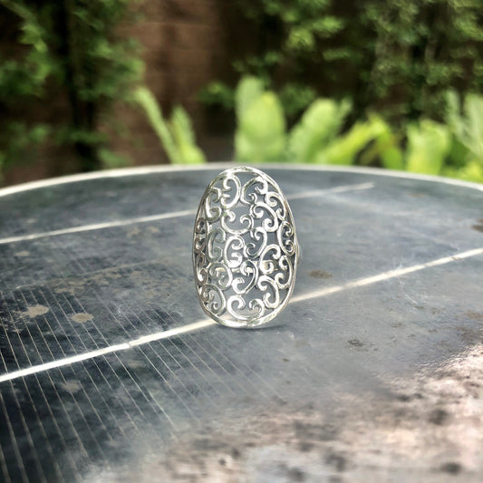 Bali Floral Design Ring