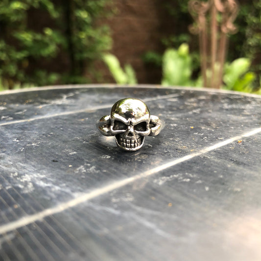 Skull Biker Skeleton Bone Gothic Ring