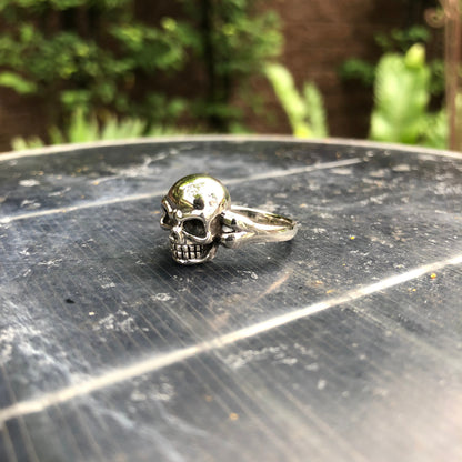 Skull Biker Skeleton Bone Gothic Ring