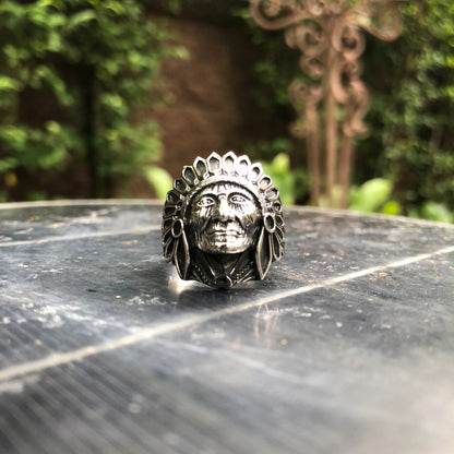 Indian Native American Chief Ring