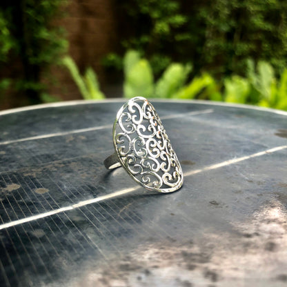 Bali Floral Design Ring