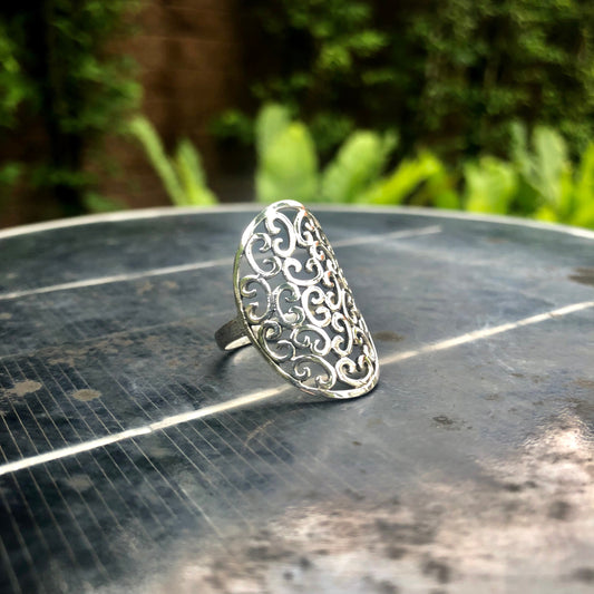 Bali Floral Design Ring