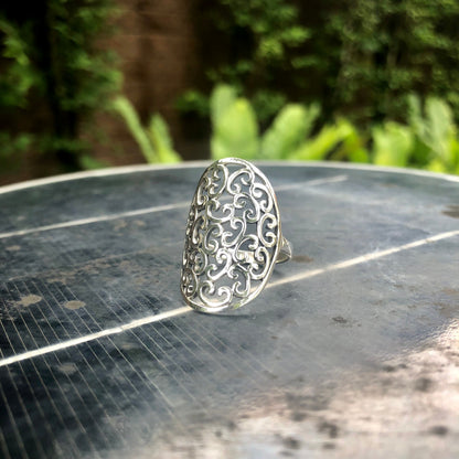 Bali Floral Design Ring