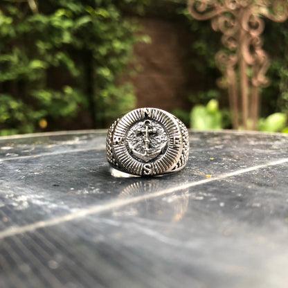 Sailer North Star Compass & Boat Anchor Ring