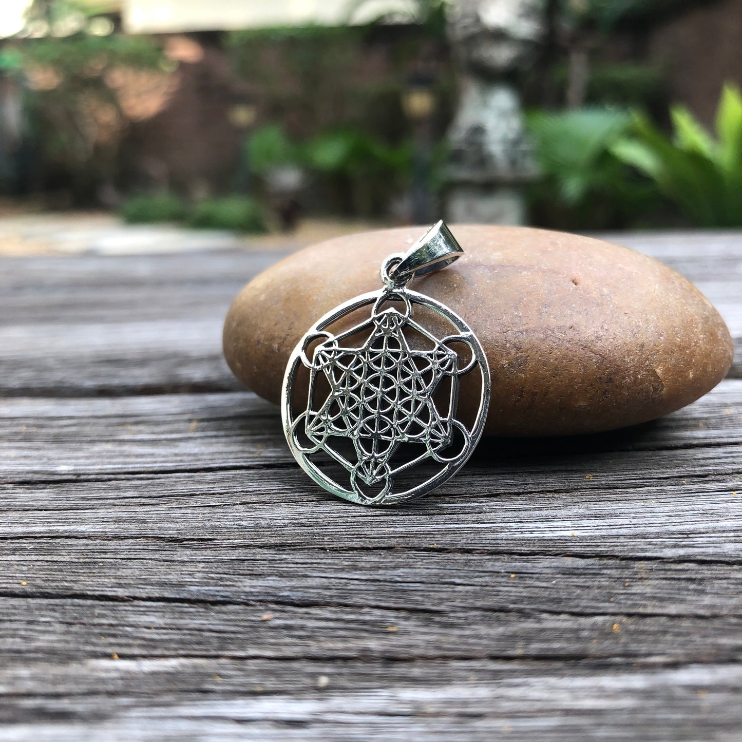 Metatron's Cube Jewish Angel Symbol Pendant/ Necklace
