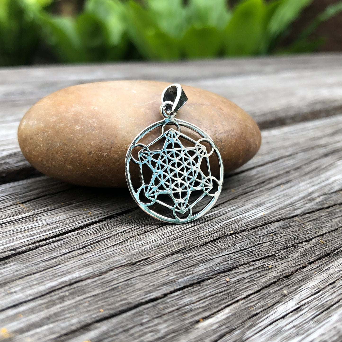 Metatron's Cube Jewish Angel Symbol Pendant/ Necklace