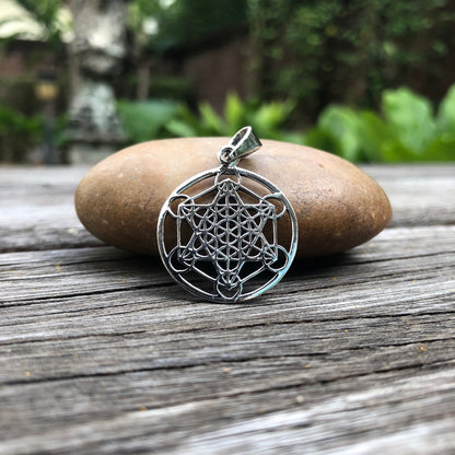 Metatron's Cube Jewish Angel Symbol Pendant/ Necklace
