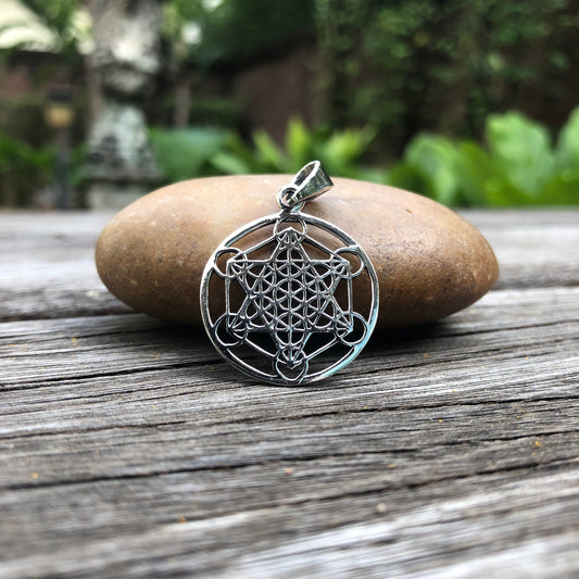 Metatron's Cube Jewish Angel Symbol Pendant/ Necklace
