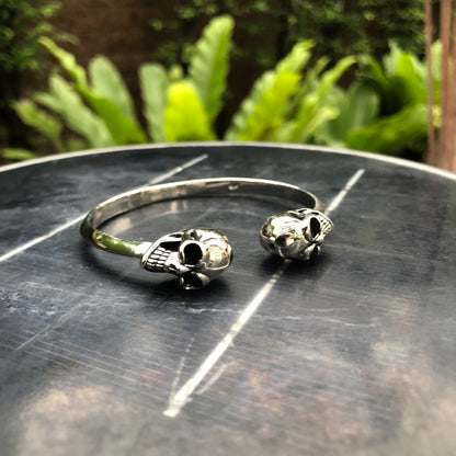 Skull Gothic Skeleton Cuff/Bangle Bracelet