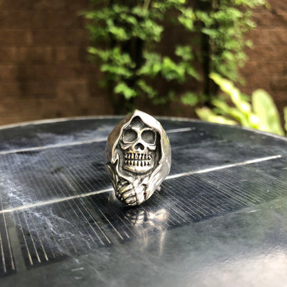 Biker Skull Grim Reaper Ring