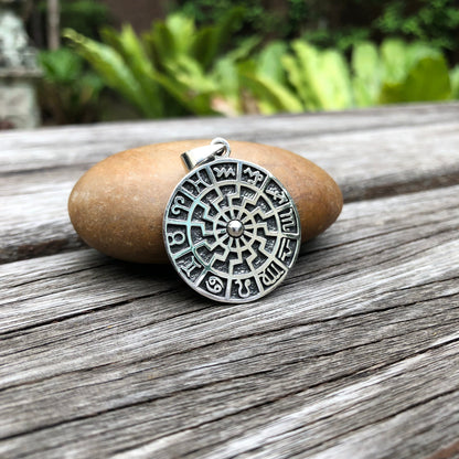Zodiac Horoscope 12 Astronomy Star Pendant/ Necklace