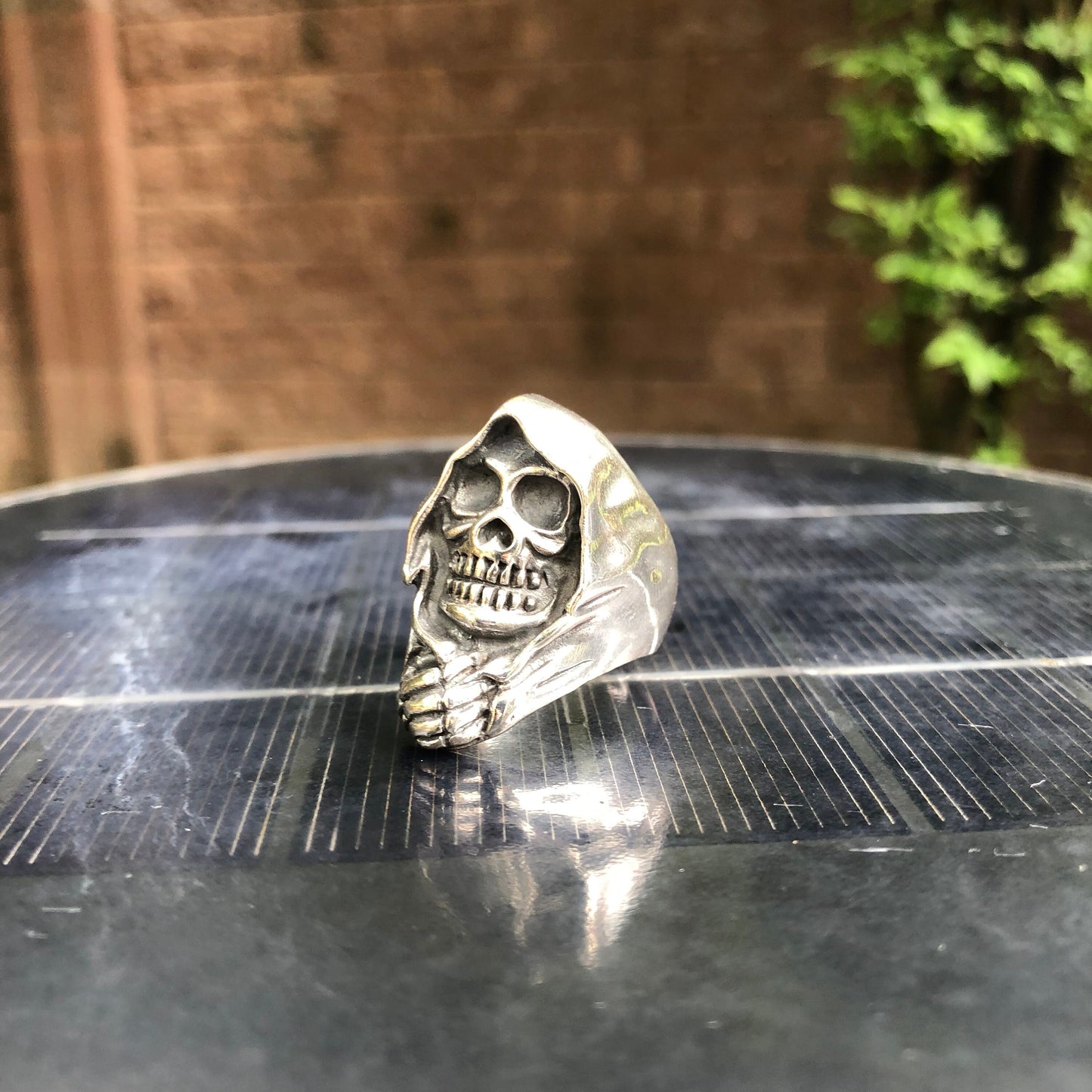 Biker Skull Grim Reaper Ring
