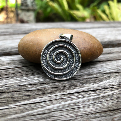 Ancient Spiritual Spiral Divine Feminine Goddess Pendant/ Necklace