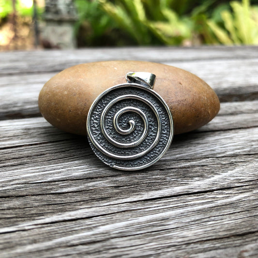 Ancient Spiritual Spiral Divine Feminine Goddess Pendant/ Necklace