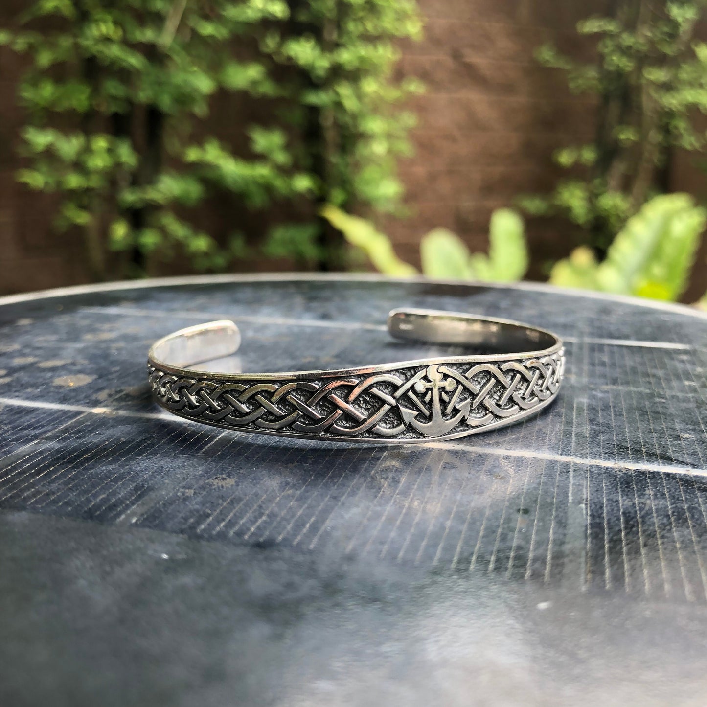 Sailor Anchor Celtic Knot Cuff Bracelet