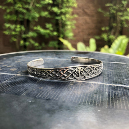 Sailor Anchor Celtic Knot Cuff Bracelet