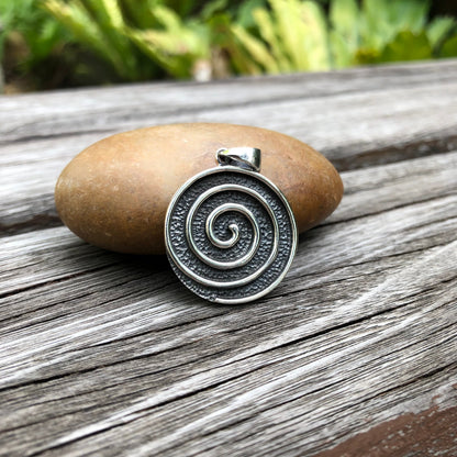 Ancient Spiritual Spiral Divine Feminine Goddess Pendant/ Necklace