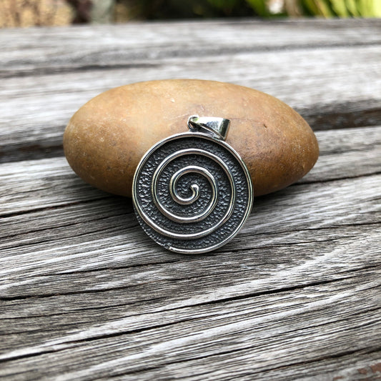 Ancient Spiritual Spiral Divine Feminine Goddess Pendant/ Necklace