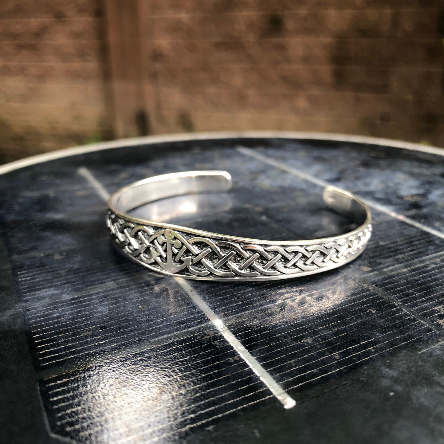 Sailor Anchor Celtic Knot Cuff Bracelet