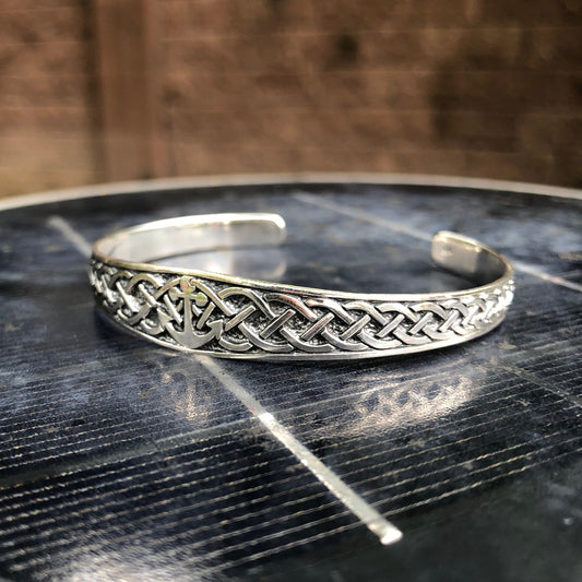 Sailor Anchor Celtic Knot Cuff Bracelet