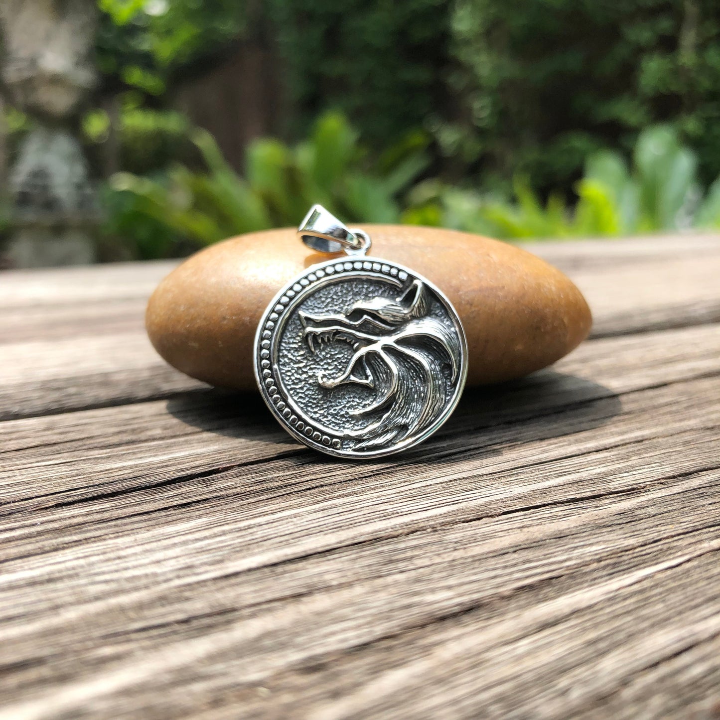 Fenrir Viking Wolf Norse God Pendant/Necklace